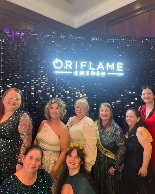 Oriflame team at an awards evening